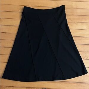 Ann Taylor Factory Classic Black A-Line Skirt